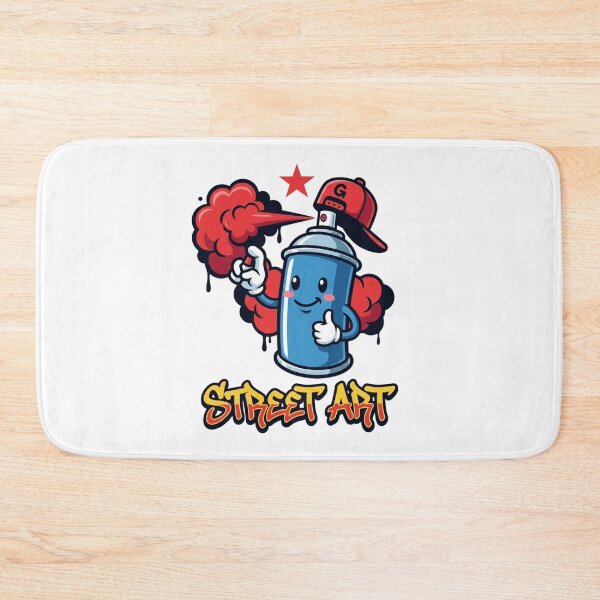 Item preview, Cute spray can street art graffiti illustration designed and sold by Ahmedsyde.