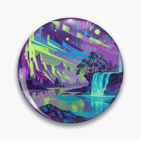 Item preview, Cosmic Fantasy Alien Planet Floating Island Landscape designed and sold by Nexus Space.