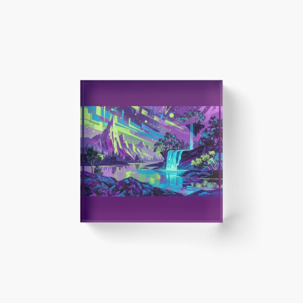 Item preview, Cosmic Fantasy Alien Planet Floating Island Landscape designed and sold by Nexus Space.