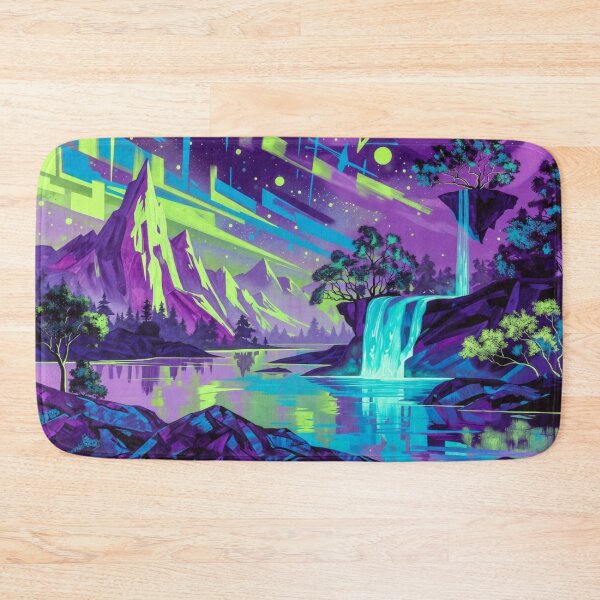 Item preview, Cosmic Fantasy Alien Planet Floating Island Landscape designed and sold by Nexus Space.
