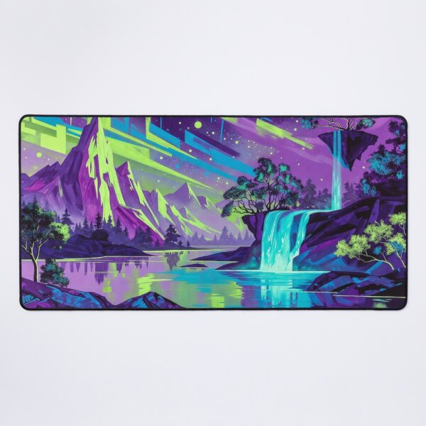 Item preview, Cosmic Fantasy Alien Planet Floating Island Landscape designed and sold by Nexus Space.