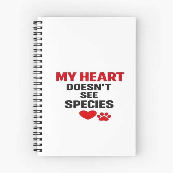 Item preview, My Heart Doesn't See Species | Animal Lover Quote designed and sold by Lovestickerco.
