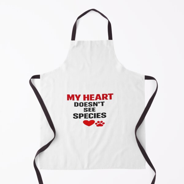 Item preview, My Heart Doesn't See Species | Animal Lover Quote designed and sold by Lovestickerco.