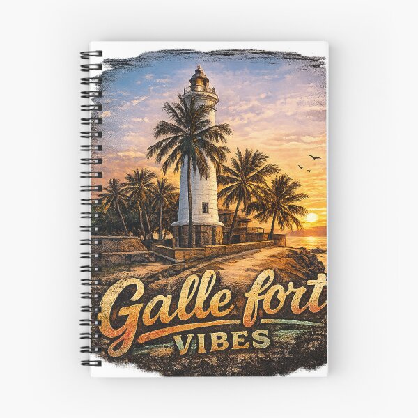 Item preview, Galle Fort Vibes – Vintage Lighthouse Edition designed and sold by GooniSL.