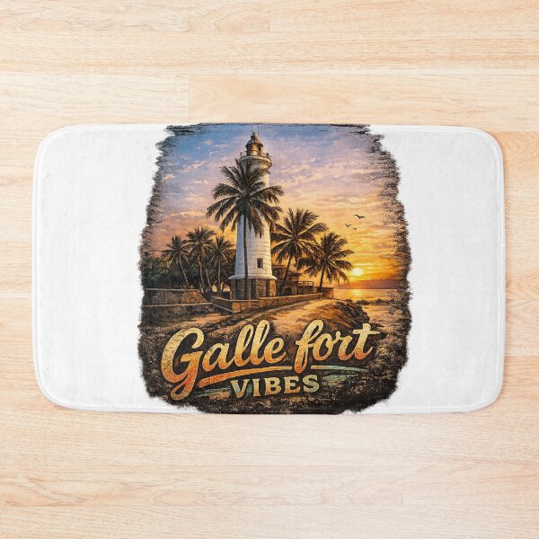 Item preview, Galle Fort Vibes – Vintage Lighthouse Edition designed and sold by GooniSL.