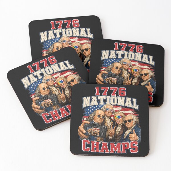 Item preview, Funny 1776 National Champs Funny Patriotic Founding Fathers  designed and sold by Dela3.