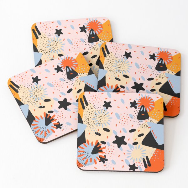 Item preview, Colour Carnival Retro Pattern Collection | Maximalist Geometric Floral and Character Designs designed and sold by VirtuallyCreativ .
