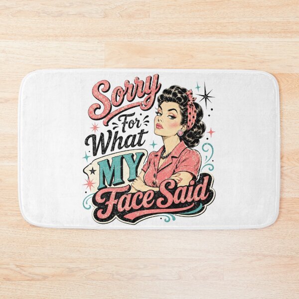 Item preview, Sorry for what my face said designed and sold by Tiny-Love ⭐⭐⭐⭐⭐.