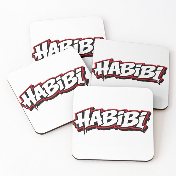 Item preview, Custom Graffiti-Style Habibi Logo Design designed and sold by HamdPrint ⭐⭐⭐⭐⭐.