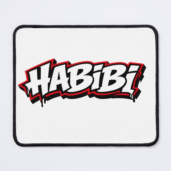 Item preview, Custom Graffiti-Style Habibi Logo Design designed and sold by HamdPrint ⭐⭐⭐⭐⭐.