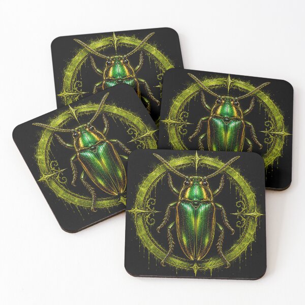 Item preview, Emerald Chafer Beetle designed and sold by RimoraArt.
