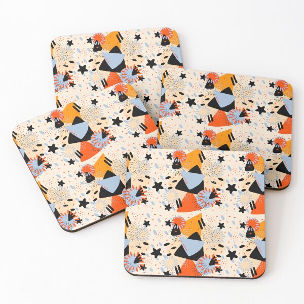 Item preview, Colour Carnival Retro Pattern Collection | Maximalist Geometric Floral and Character Designs designed and sold by VirtuallyCreativ .