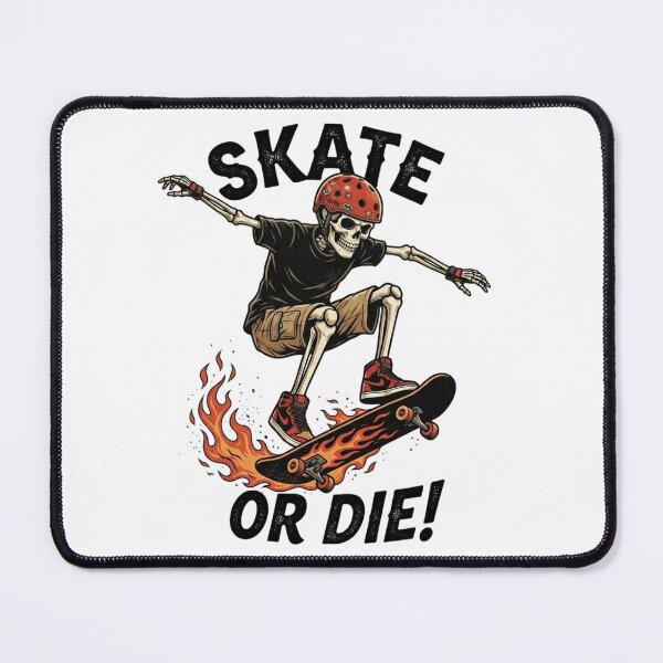 Item preview, Skate or Die Skull Skateboarder Illustration designed and sold by Ahmedsyde.