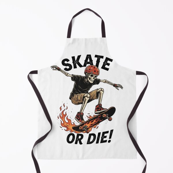 Item preview, Skate or Die Skull Skateboarder Illustration designed and sold by Ahmedsyde.