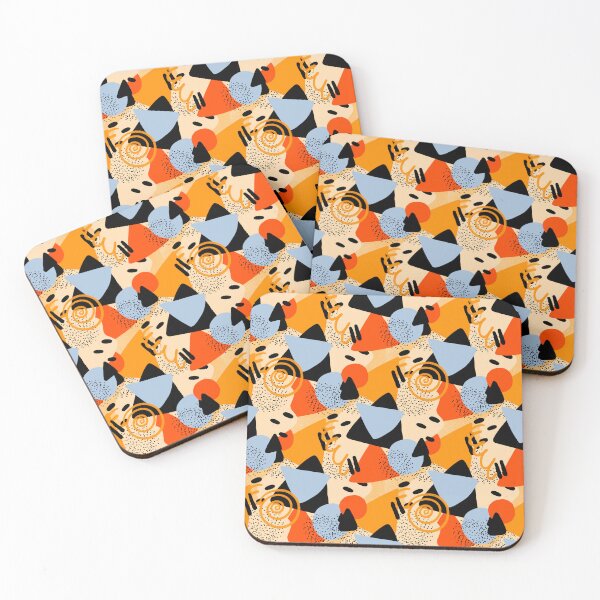 Item preview, Colour Carnival Retro Pattern Collection | Maximalist Geometric Floral and Character Designs designed and sold by VirtuallyCreativ .