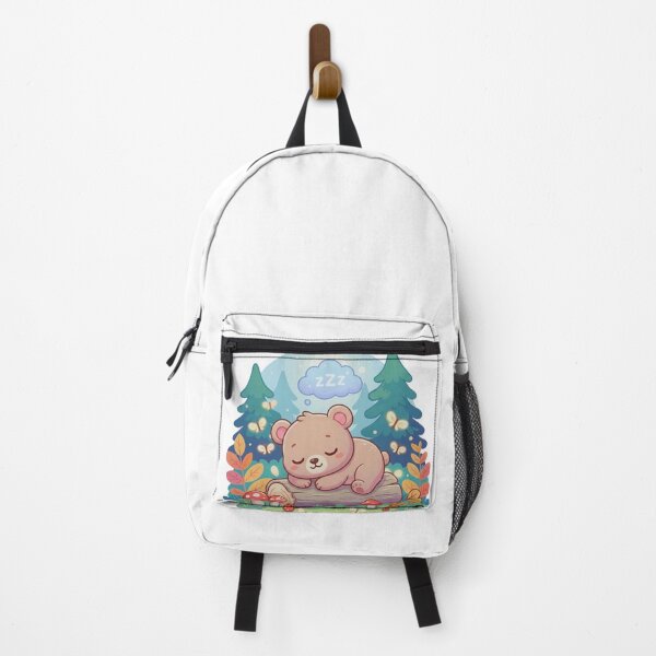 Item preview, Sleepy Bear Kawaii Forest Nap designed and sold by GabeMountainArt.