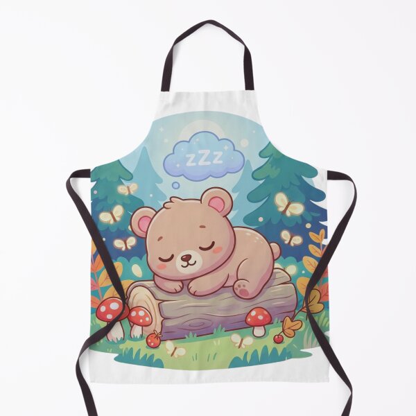 Item preview, Sleepy Bear Kawaii Forest Nap designed and sold by Gabe1983.