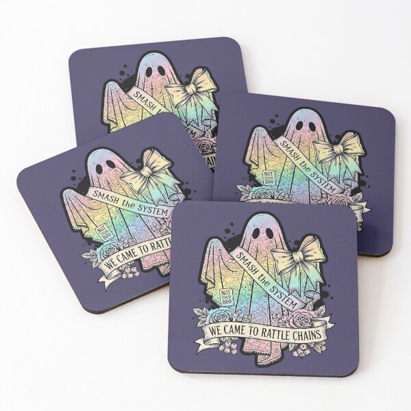 Item preview, Feminist Ghost - Halloween - Smash the System designed and sold by Hope & Riot.