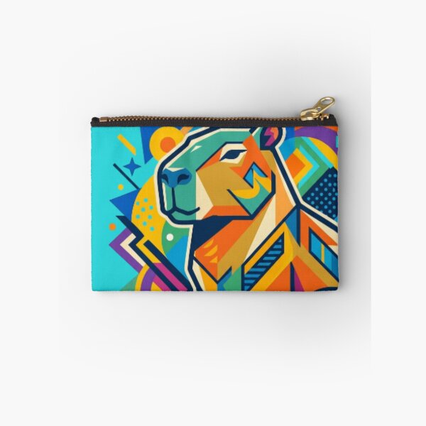 Item preview, Capybara Geometric Pop Art Illustration designed and sold by Innova_Creations.