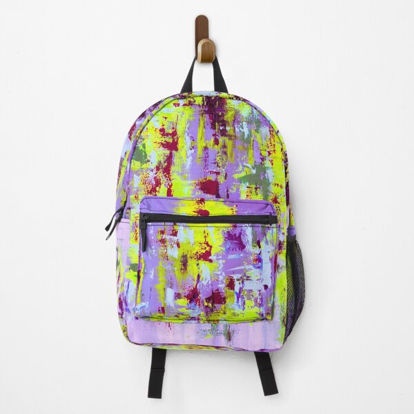 Item preview, Urban Abstract Neon - Purple, Fluorescent Yellow and Burgundy designed and sold by Giovanna2026.
