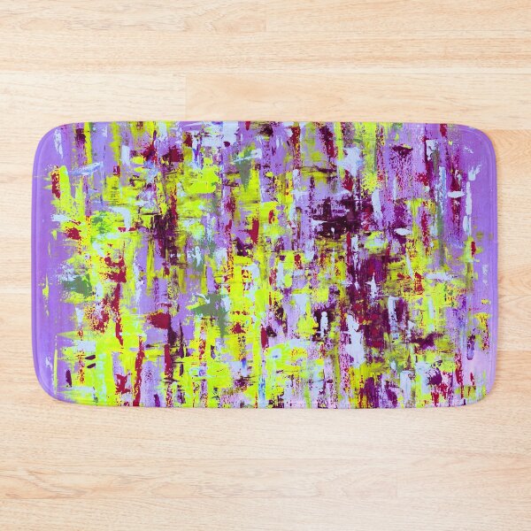 Item preview, Urban Abstract Neon - Purple, Fluorescent Yellow and Burgundy designed and sold by Giovanna2026.