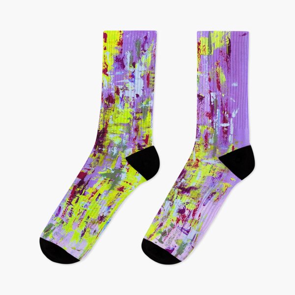 Item preview, Urban Abstract Neon - Purple, Fluorescent Yellow and Burgundy designed and sold by Ingorgia.