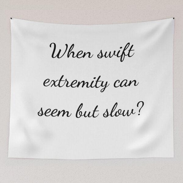 Item preview, "When swift extremity can seem but slow?" - handwriting black designed and sold by ariksworld.