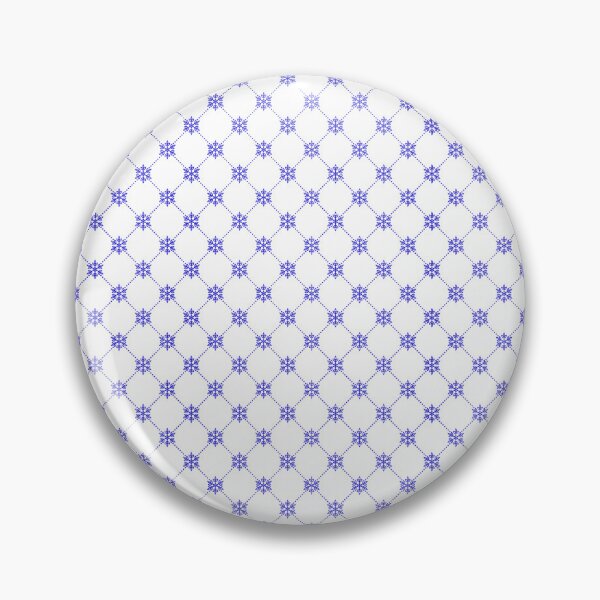 Item preview, Copy of Blue Snowflake Grid Pattern Winter Lattice White Background designed and sold by Zaya_art.