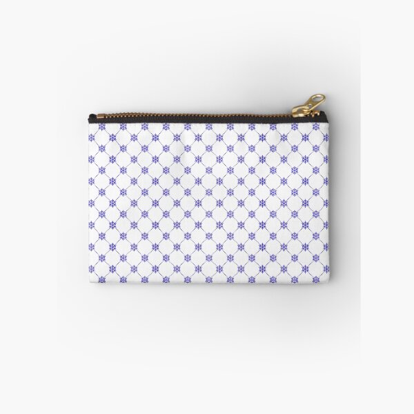 Item preview, Copy of Blue Snowflake Grid Pattern Winter Lattice White Background designed and sold by Zaya_art.