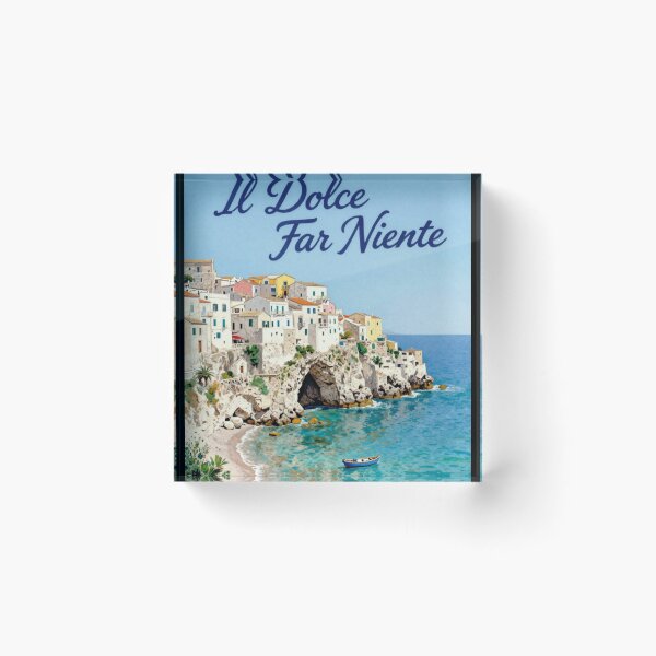 Item preview, il Dolce far niente designed and sold by LaughandLaugh.