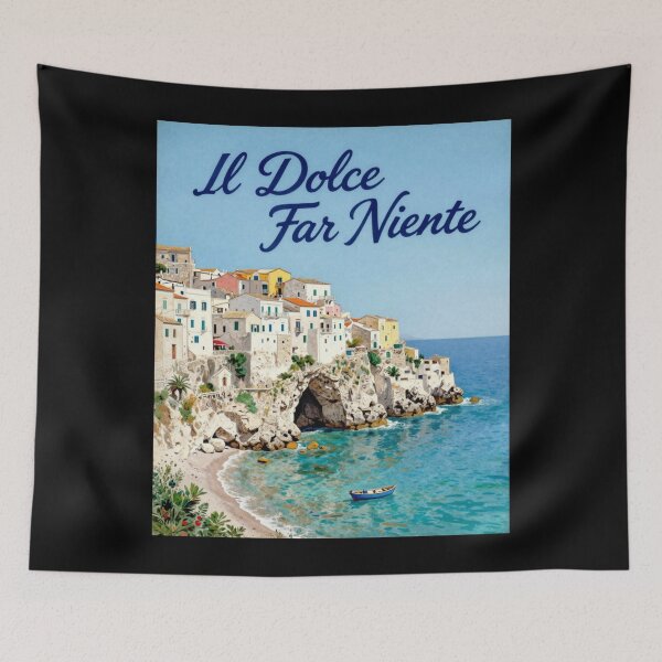 Item preview, il Dolce far niente designed and sold by LaughandLaugh.