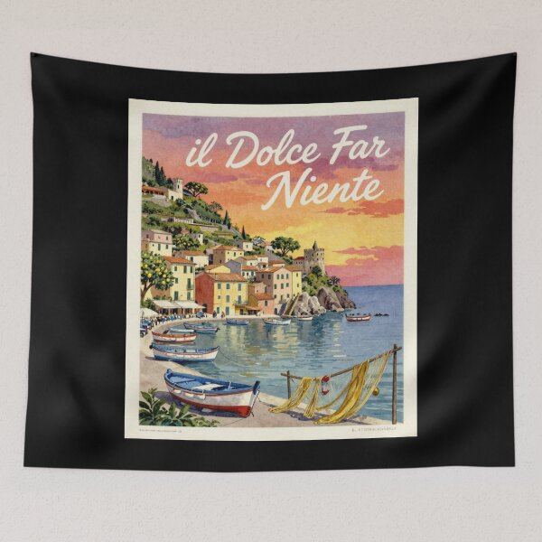 Item preview, il Dolce far niente designed and sold by LaughandLaugh.