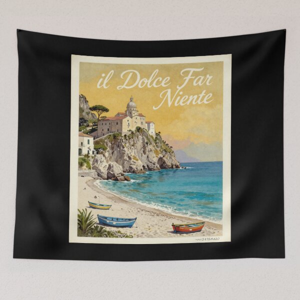 Item preview, il Dolce far niente designed and sold by LaughandLaugh.