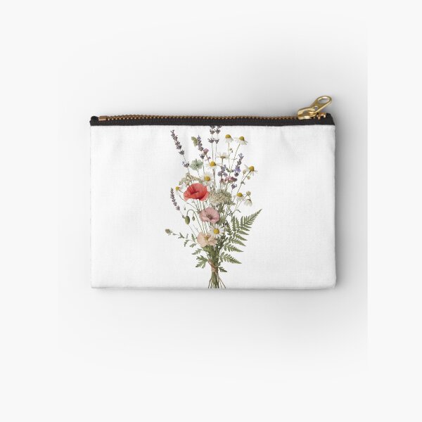 Item preview, Pressed Wildflowers Herbarium — Vintage Botanical Art Print designed and sold by DreamelleStudio.