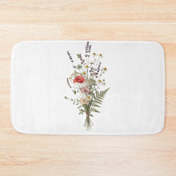 Item preview, Pressed Wildflowers Herbarium — Vintage Botanical Art Print designed and sold by DreamelleStudio.
