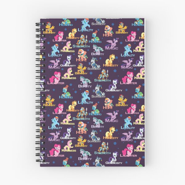 Item preview, Pattern: The Elements of the Pillars of Friendship - My Little Pony friendship is magic MLP MLPFIS ponies brony designed and sold by astroantlers.