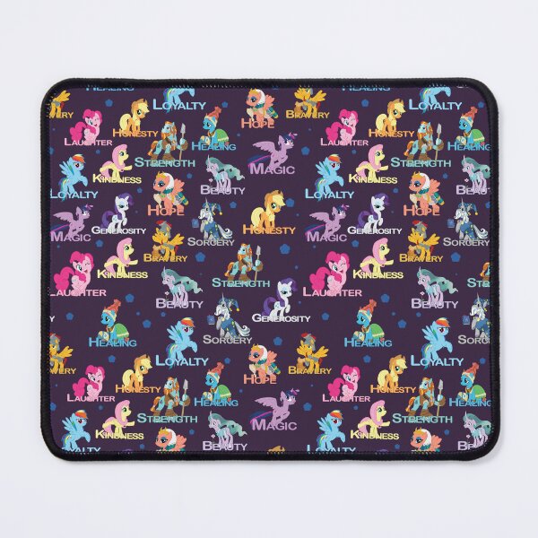 Item preview, Pattern: The Elements of the Pillars of Friendship - My Little Pony friendship is magic MLP MLPFIS ponies brony designed and sold by astroantlers.