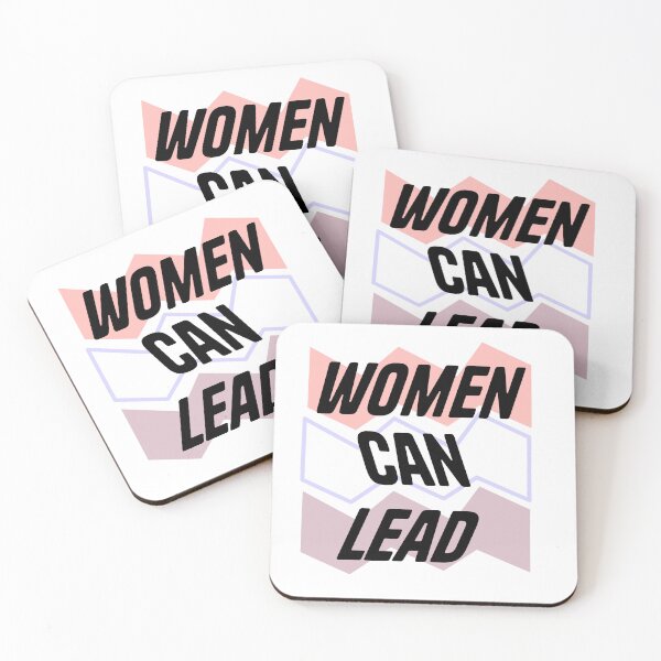 Item preview, Women Can Lead — Bold Empowerment Quote Design | Geometric Feminist Apparel & Gifts designed and sold by MoonHoneybyImani.