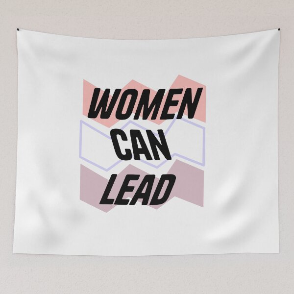 Item preview, Women Can Lead — Bold Empowerment Quote Design | Geometric Feminist Apparel & Gifts designed and sold by MoonHoneybyImani.