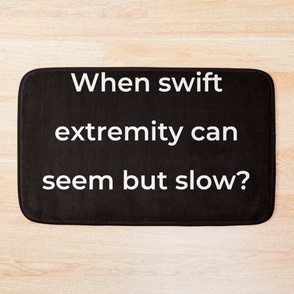 Item preview, "When swift extremity can seem but slow?" - print white designed and sold by ariksworld.