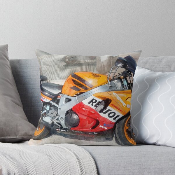 Item preview, Honda CBR Fireblade Edición Repsol en estilo acuarela: arte a partir de fotografías reales. designed and sold by M.ALK.Watercolor.