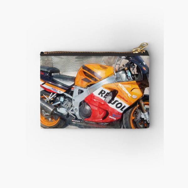 Item preview, Honda CBR Fireblade Repsol Edition in Watercolor Style —  Art from Real Photography designed and sold by M.ALK.Watercolor.