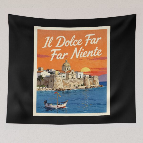 Item preview, Il Dolce far niente designed and sold by LaughandLaugh.