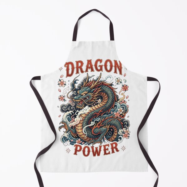 Item preview, Japanese Dragon Power with Cherry Blossom Illustration designed and sold by Ahmedsyde.