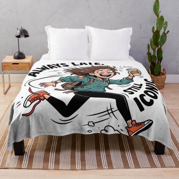 Item preview, Always Late Still Iconic Funny Coffee Design designed and sold by D3monic.