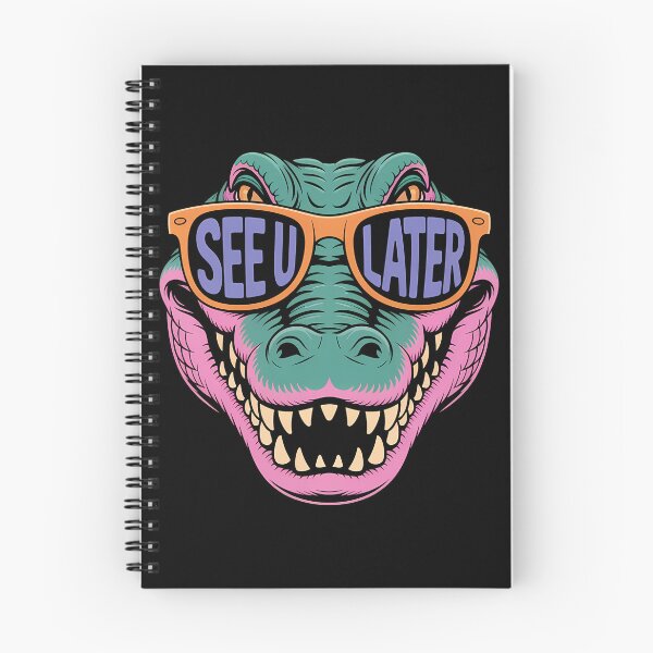 Item preview, See U Later Alligator Cool Retro Sunglasses Vector designed and sold by luffy2374.