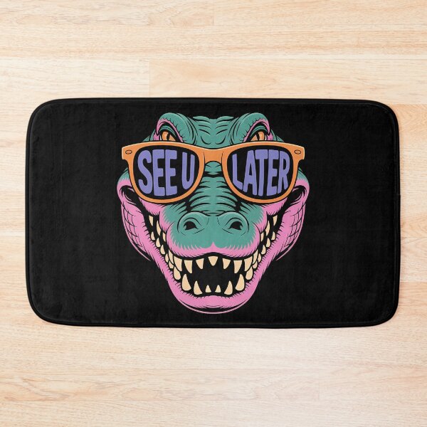 Item preview, See U Later Alligator Cool Retro Sunglasses Vector designed and sold by luffy2374.