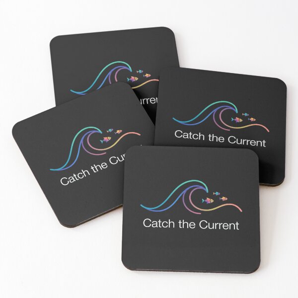 Item preview, Vintry Off Catch the Current Ocean Wave Fish Vintry Off designed and sold by VintryOff.