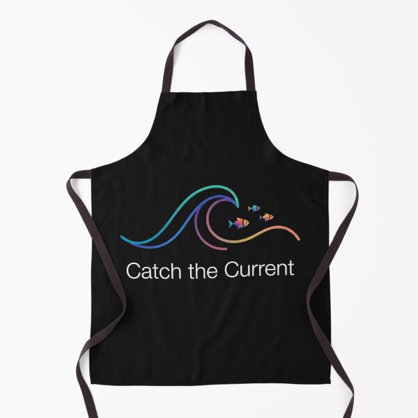 Item preview, Vintry Off Catch the Current Ocean Wave Fish Vintry Off designed and sold by VintryOff.