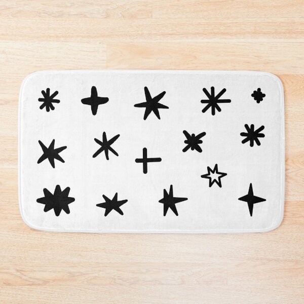 Item preview, 15 Hand Drawn Wonky Stars Set – Playful Doodle Star Collection designed and sold by EmeraldeaDesign.